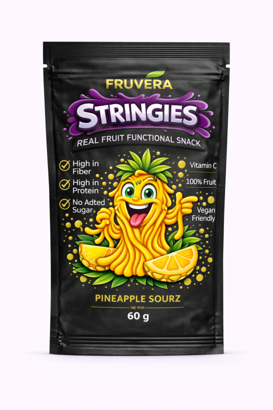 Stringies Pineapple Sourz fruit snack